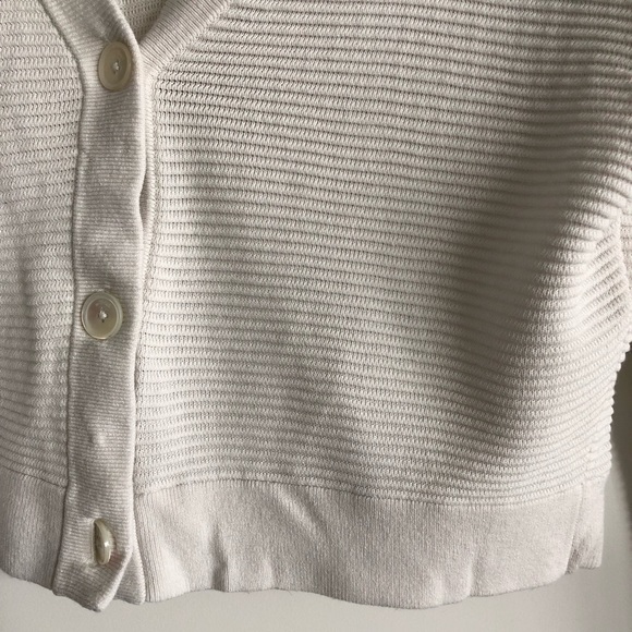 Aritzia Wilfred Light Cropped Cardigan - Oak - Size Small - Picture 2 of 7